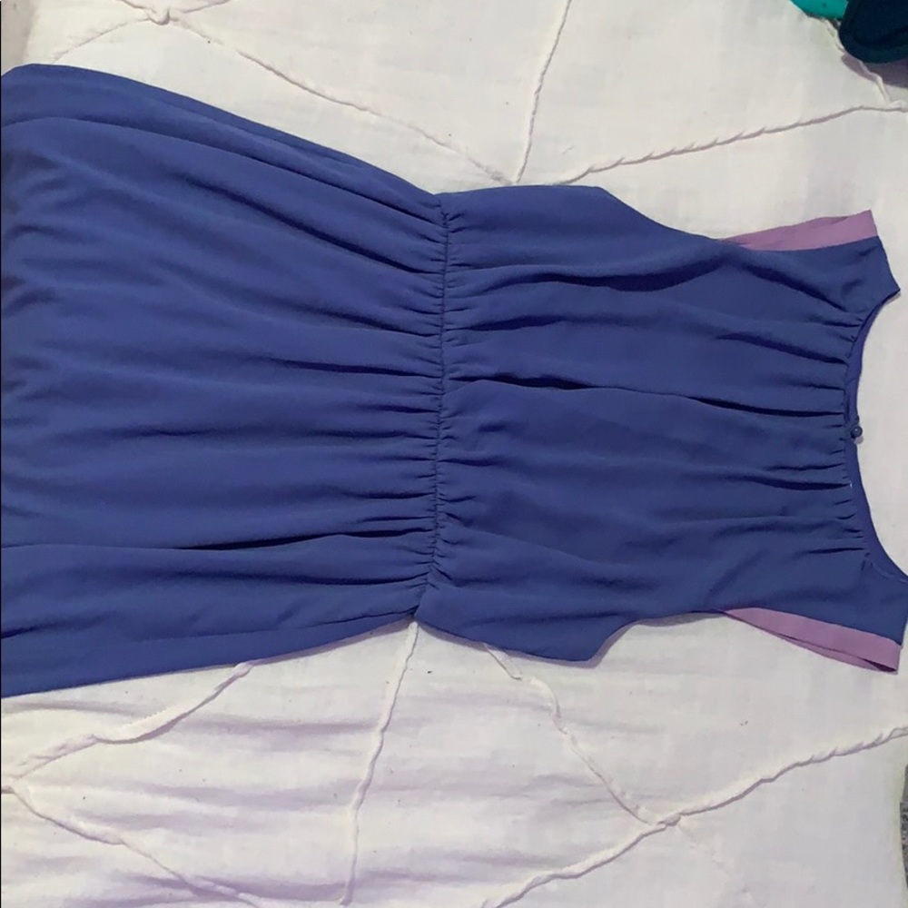 purple dress